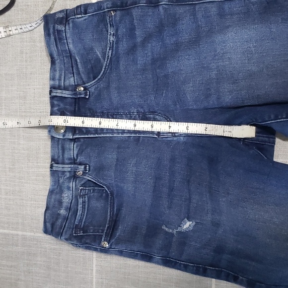 Good AMERICAN Good Waist Ripped Distressed Skinny Jeans, Size  8/29 - Picture 9 of 12